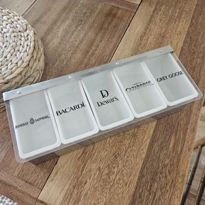 Stainless Steel Bar Condiment Tray